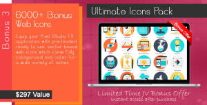 Icon Packs Pixel Studio FX bonus